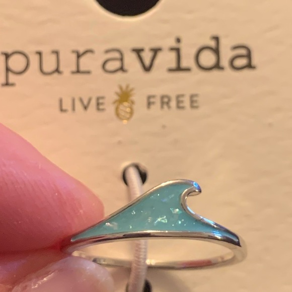 🎩 Pura Vida - Wave stacking ring - Picture 7 of 9